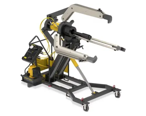 LGH3100B, 100 Ton, 3 Jaw, Hydraulic Lock-Grip Puller Set with Cart and Electric Pump, 115V